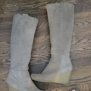 Kenneth Cole Reaction Flirt Away Suede Wedge Boots